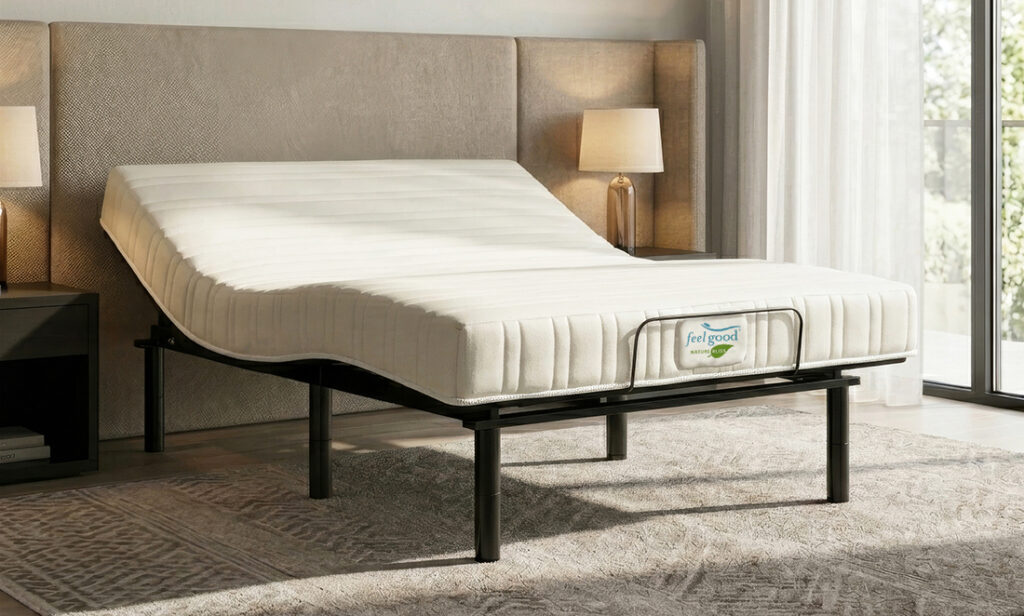 Bed Base With Latex Mattress
