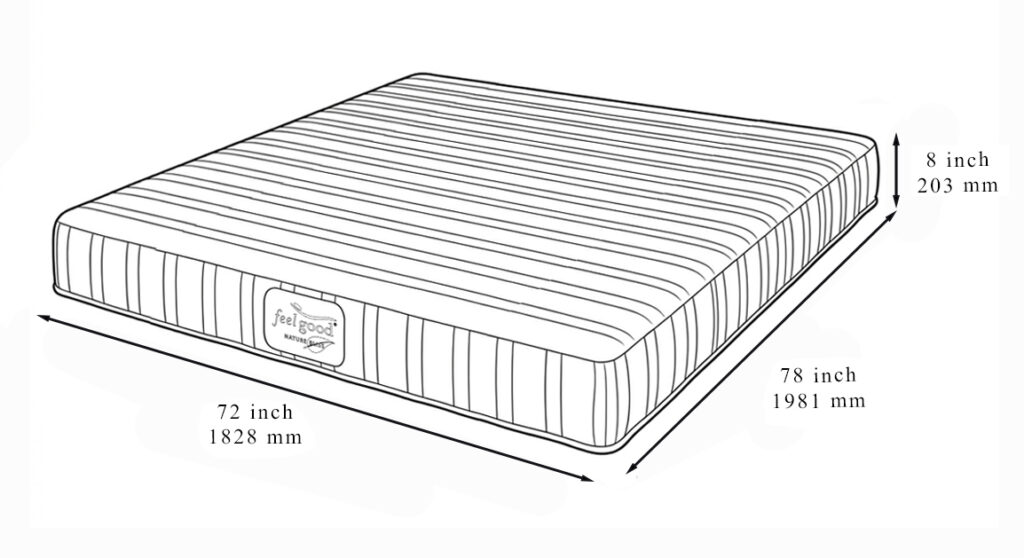Nature Bliss Latex Mattress King Size