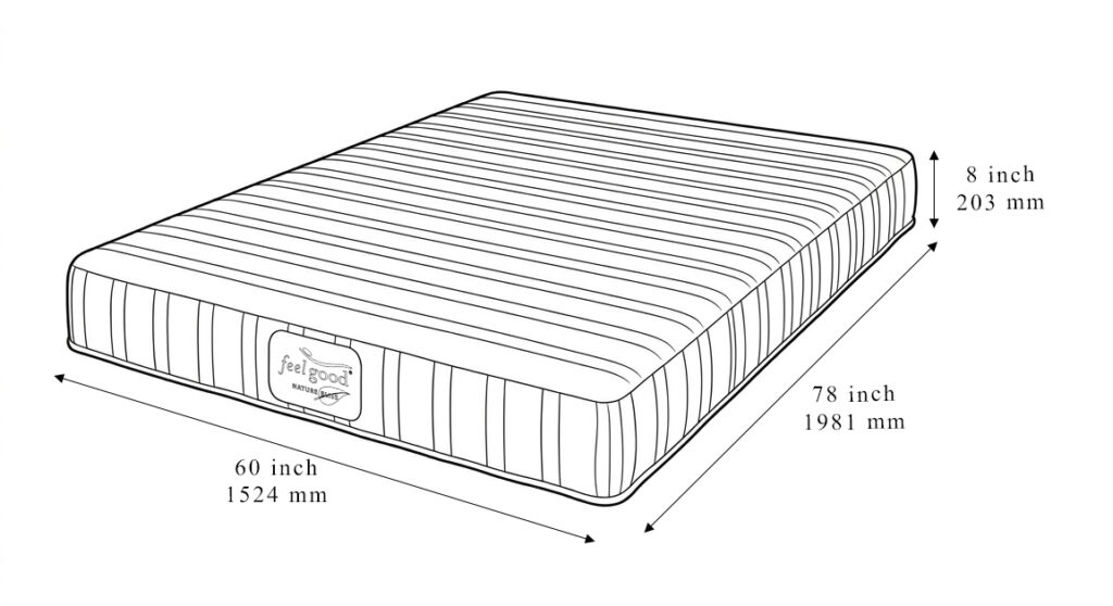 Nature Bliss Latex  Mattress Queen Size